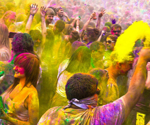 holi colour festival heaton park