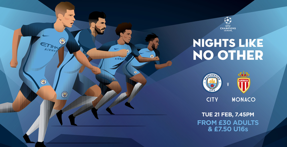 GIVEAWAY: Tickets for Manchester City v AS Monaco in Champions League