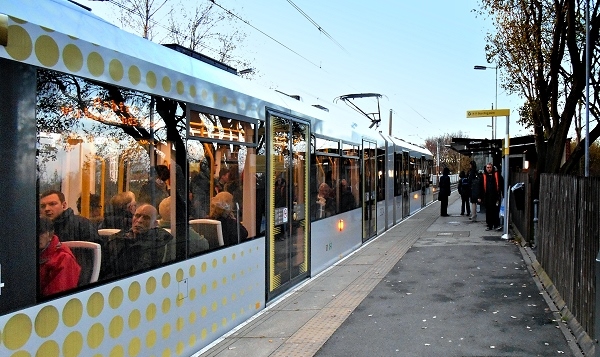 Man dies after being hit by tram near Prestwich Metrolink station ...