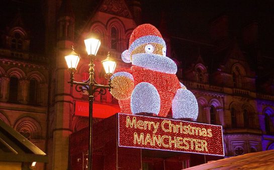 Christmas market in Manchester