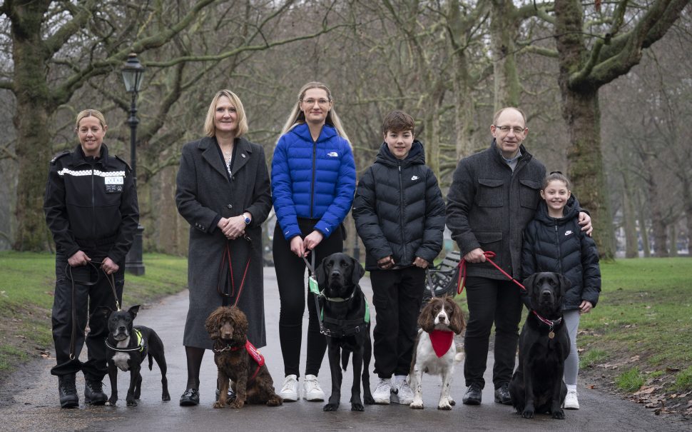 L-R PC Claire Todd and Police Dog Stella has just retired from Gloucestershire police after serving eight and a half years as a police drugs, cash and firearms recovery dog and has now been nominated for The Kennel Club Hero Dog Award 2023. Claire and Stella from Medical Detection Dogs. Dr Claire Guest Co-Founder, CEO and Chief Scientific Officer Medical Detection Dogs and her Cocker Spaniel dog, Stella nominated for The Kennel Club Hero Dog Award 2023 24-year-old, Jemima Banks and her her assistance dog, Albert who has been nominated for the The Kennel Club Hero Dog Award 2023. Child’s Champion - Springer Spaniel, Bertie and his fundraising buddy, Ashley nominated for The Kennel Club Hero Dog Award 2023. 13-year-old Ashley Owens and his dog Bertie, from Welwyn Garden City in Hertfordshire, have spent over 650 nights camping out in a tent as part of their ‘sleep out to help out’ fundraising campaign. Lily Bellamy and her father Wayne Bellamy with Beauty the Labrador Retriever who has got the Bellamy family, from Swansea, through the toughest of times, continues to be a four-legged best friend to them all and has now been nominated for The Kennel Club Hero Dog Award 2023.