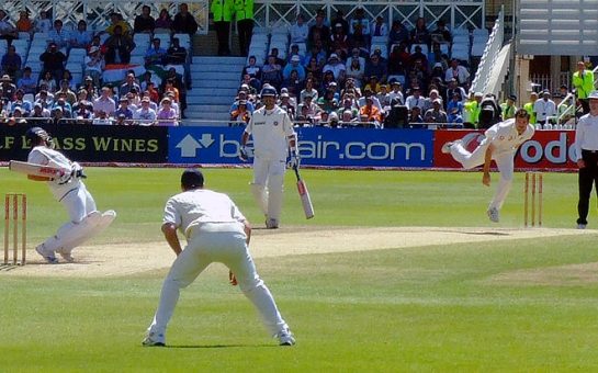 James Anderson bowling