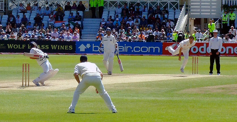 James Anderson bowling