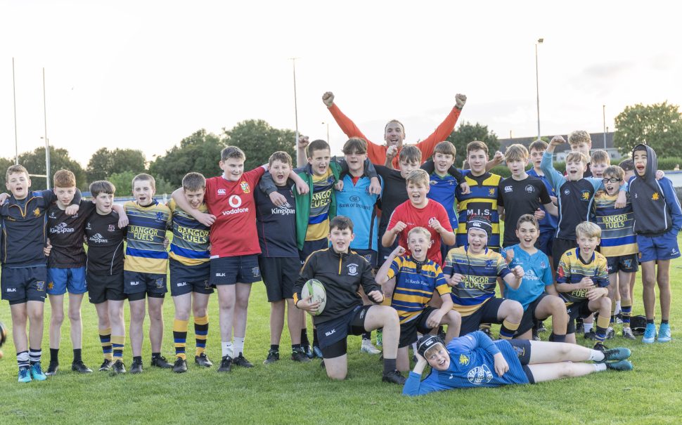 Stephen Ferris on his visit to Bangor Rugby Club