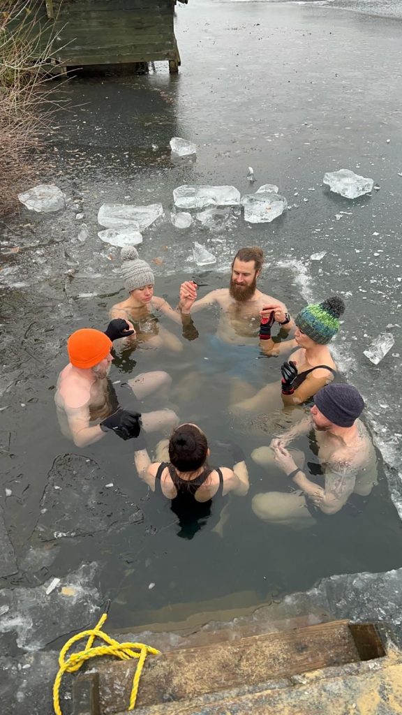 One brave group taking the plunge.