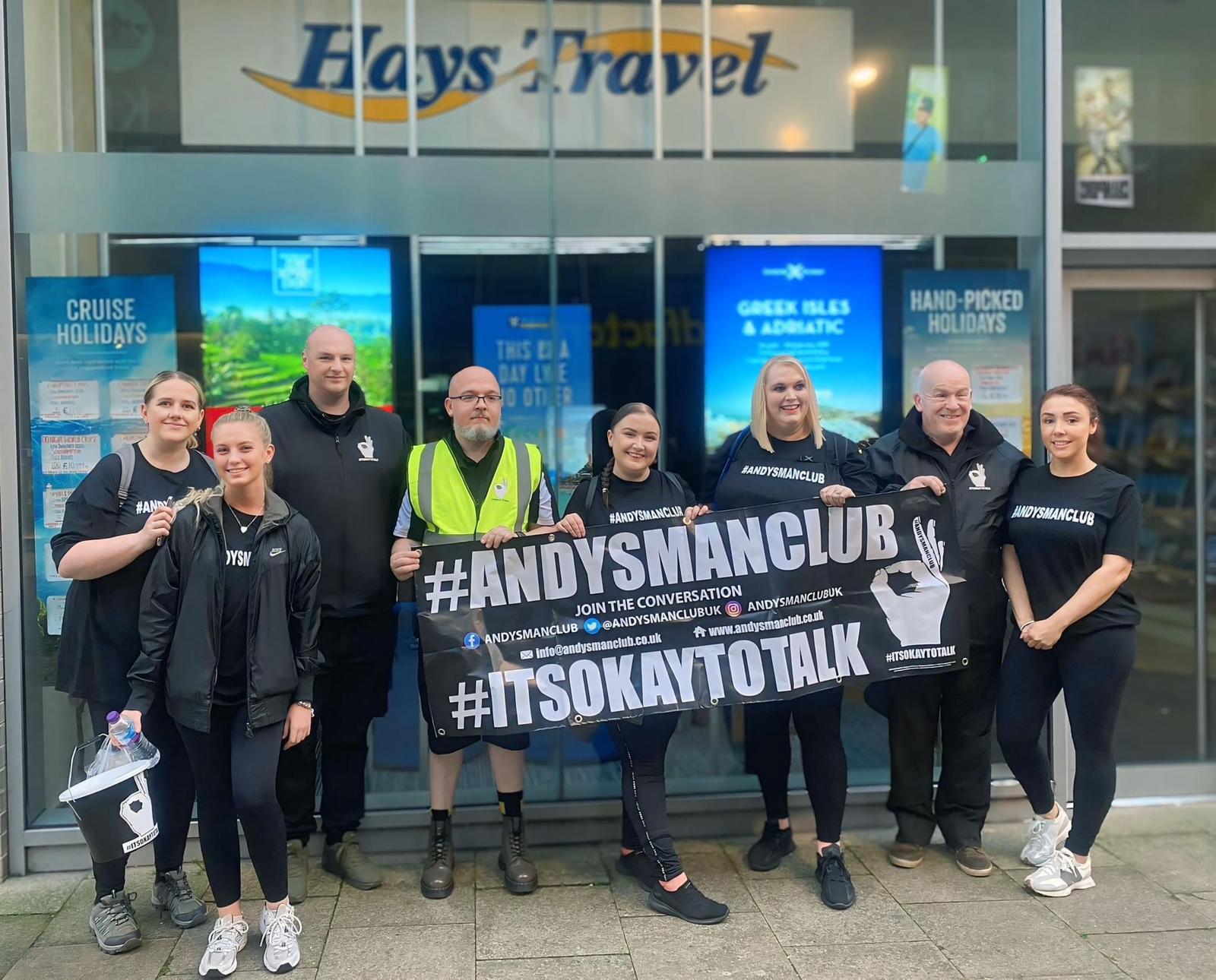 Hays Travel staff walk from Bury to Manchester Airport fundraising for men’s mental health – Mancunian Matters