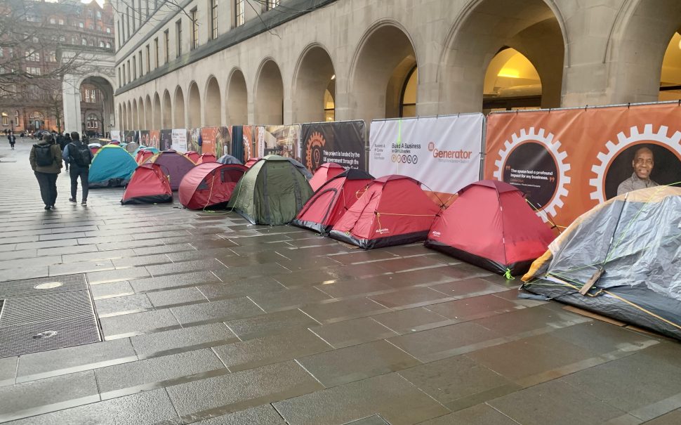 Red tent camp 20th February