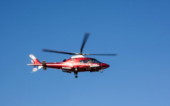 Stock image of a helicopter